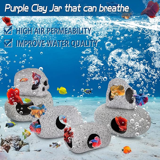 Ameliade Aquarium Decorations Cave Fish Tank Accessories Rock Decor - Image 6