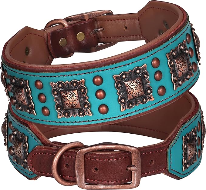 PET ARTIST Genuine Leather Dog Collar by PETARTIST