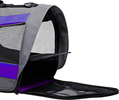 Pawer 18” x 11”x 11” Soft-Sided Foldable Airline Approved Pet Carrier - Image 8