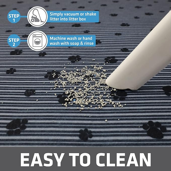 Drymate Cat Litter Box Mat, Litter Trapping Mat, Waterproof, Urine-Proof - Image 5