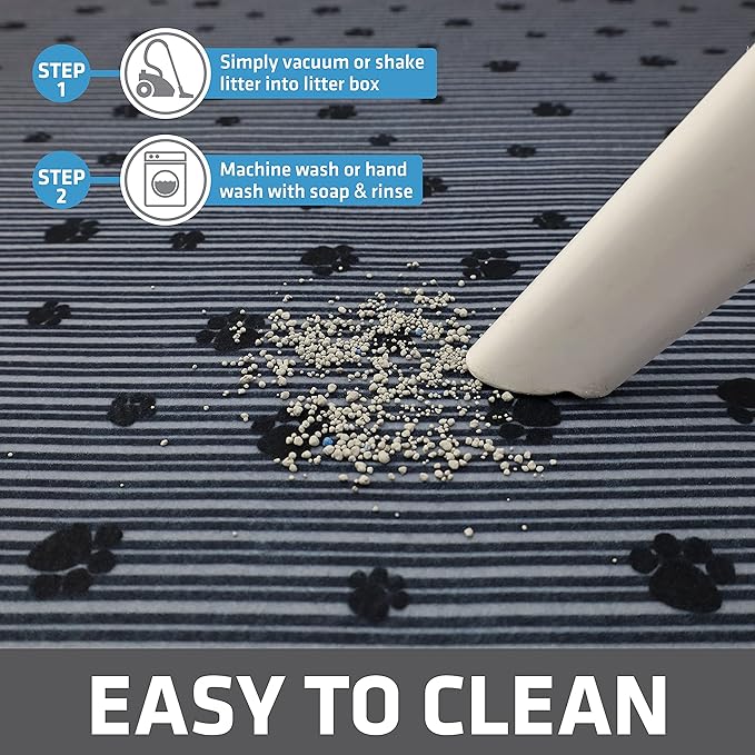 Drymate Cat Litter Box Mat, Litter Trapping Mat, Waterproof, Urine-Proof - Image 5