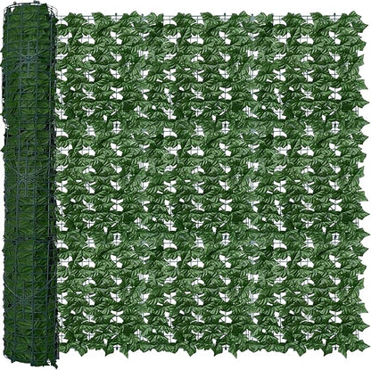 Artificial Fence Privacy Screen: 5FT x 20FT UV-Anti Faux Greenery Backdrop Ivy by ODTORYHOME