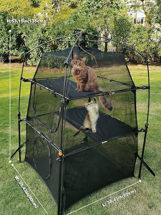 Portable Pop Up Pet Cat Tents Enclosures - Image 3