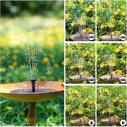 AISITIN Solar Fountain Pump 2.5W, 6.7" Solar Powered Water Fountain - Image 3