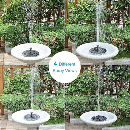 Solar Fountain for Bird Bath, Solar Powered Fountain Pump 1.5W Solar Water - Image 2