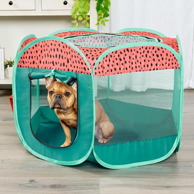 Furhaven Portable Dog Playpen Cat Tent, Pet Playground, Kennel Foldable Indoor - Image 2