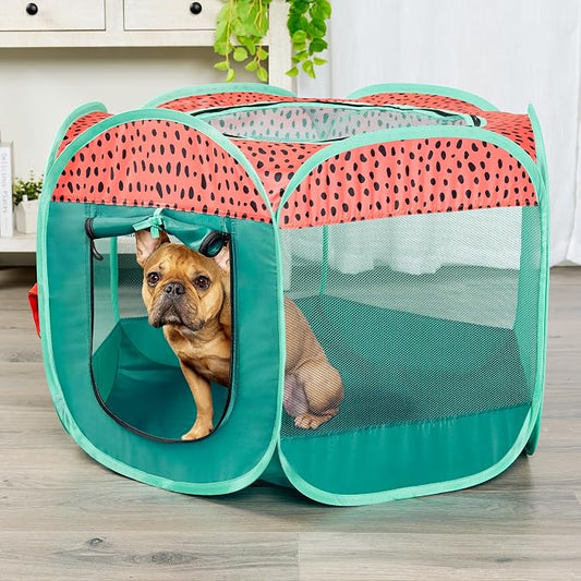 Furhaven Portable Dog Playpen Cat Tent, Pet Playground, Kennel Foldable Indoor - Image 2