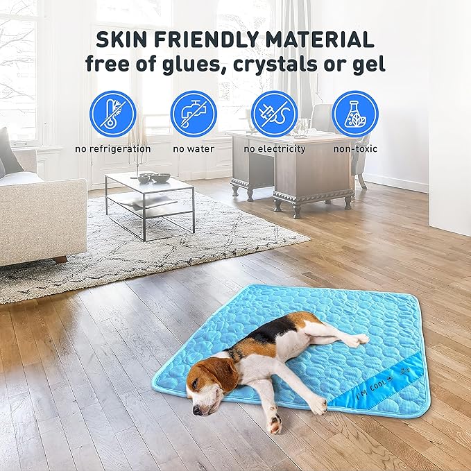 INSPECTOR TAIL Self Cooling & Traveling Mat + Free String Bag Pack/Washable & - Image 5