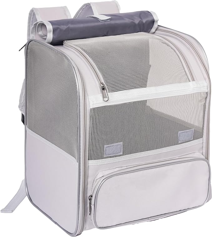 Pesen Cat Backpack Carrier, Breathable & Foldable Pet Carriers by Unknown