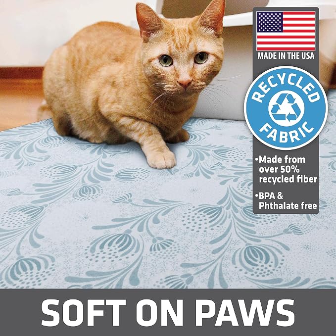 Drymate Cat Litter Box Mat, Litter Trapping Mat, Waterproof, Urine-Proof - Image 4