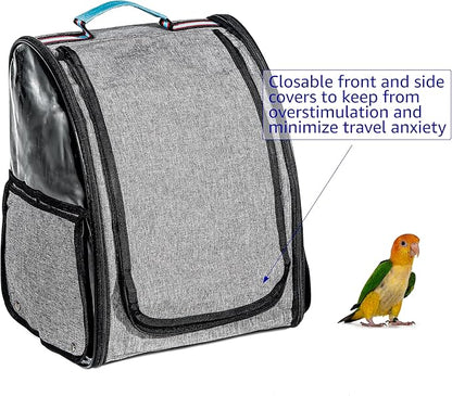 Trademark Innovations Bird Backpack, Bird Carrier Travel Cage, Portable Bird - Image 5