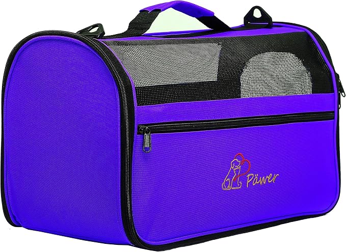 Pawer 18” x 10” x 10”Soft-Sided Foldable Airline Approved Pet Carrier - Image 5