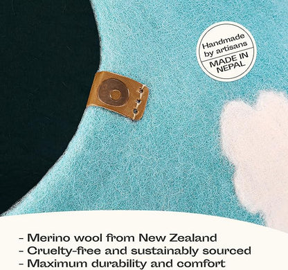 MEOWFIA Cat Cave – Premium Felt Cat Bed - Image 3