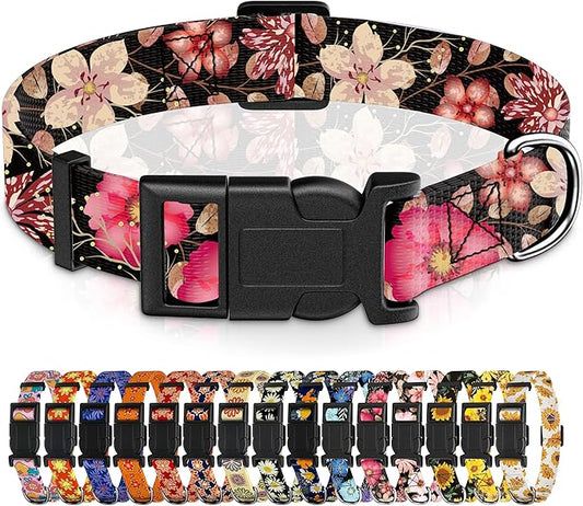Dog Collar for Boys & Girls, Puppy Collar for Small to Large Dogs, Adjustable by Seyezo