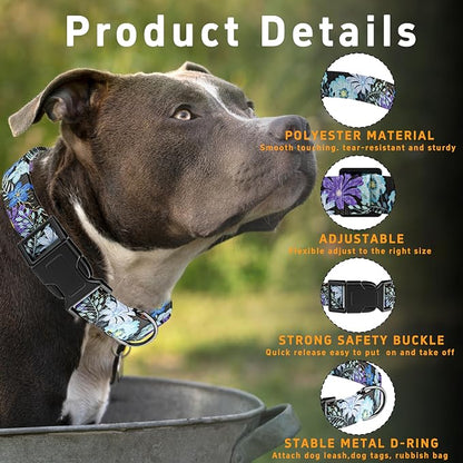 Dog Collar for Boys & Girls, Puppy Collar for Small to Large Dogs, Adjustable - Image 2