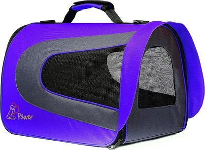 Pawer 18” x 11”x 11” Soft-Sided Foldable Airline Approved Pet Carrier - Image 4