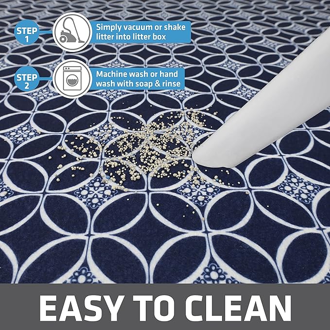 Drymate Cat Litter Box Mat, Litter Trapping Mat, Waterproof, Urine-Proof - Image 5