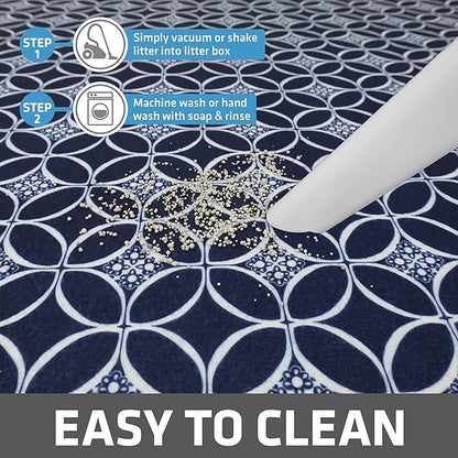 Drymate Cat Litter Box Mat, Litter Trapping Mat, Waterproof, Urine-Proof - Image 5