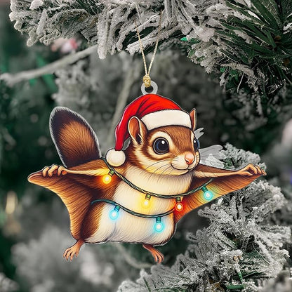 Cute Squirrel Ornaments for Christmas Tree, Squirrel Gifts for Women, Funny - Image 3