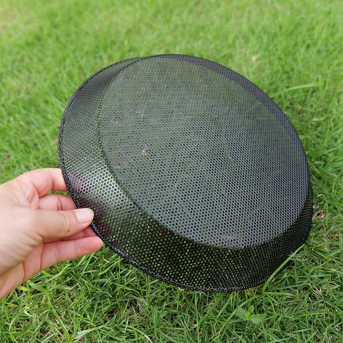 2pcs Metal Round Bird Feeders Tray, Wild Birds Seed Feeder, Mesh Tray Outdoor - Image 4