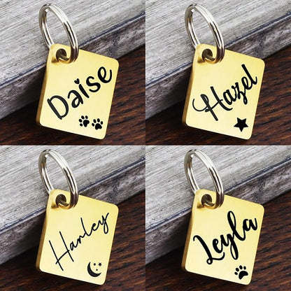 Ultra Joys Dog ID Tag, Custom Dog Tag Personalized Cat Tag, Pet ID Tag - Image 3