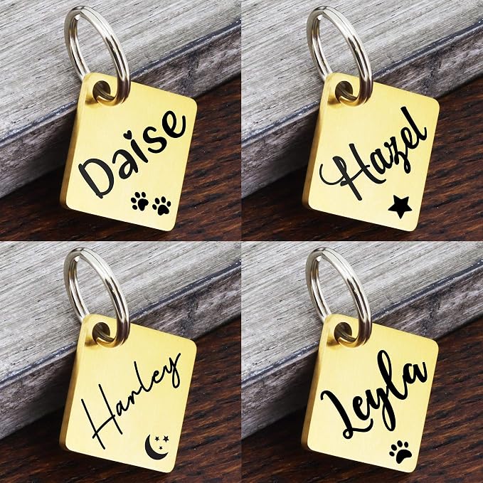 Ultra Joys Dog ID Tag, Custom Dog Tag Personalized Cat Tag, Pet ID Tag - Image 3