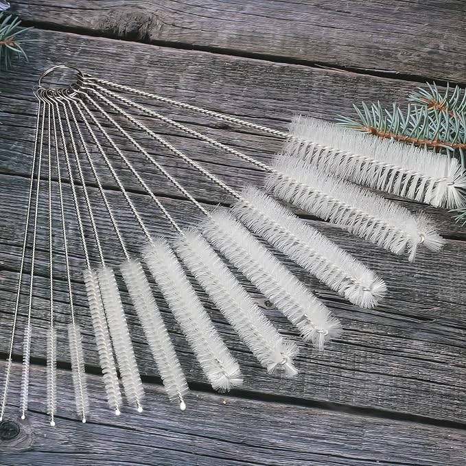 CiaraQ Bottle Cleaning Brushes, 8 Inch Nylon Tube Brush Set, Cleaner - Image 7