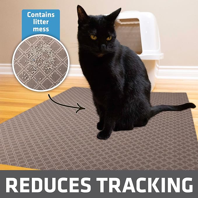 Drymate Cat Litter Box Mat, Litter Trapping Mat, Waterproof, Urine-Proof - Image 2