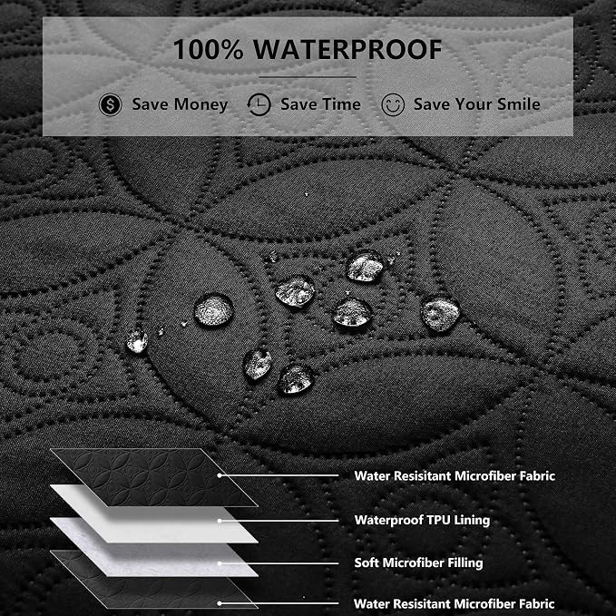 Waterproof Dog Blanket, 52x82 inches Pet Couch Covers - Image 2