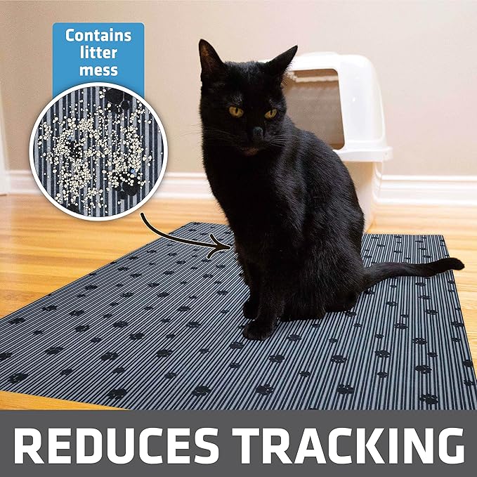 Drymate Cat Litter Box Mat, Litter Trapping Mat, Waterproof, Urine-Proof - Image 2