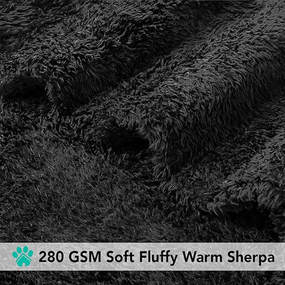 PetAmi Dog Blanket for Large Dogs, Calming Pet Throw for Bed, Washable Sofa - Image 4