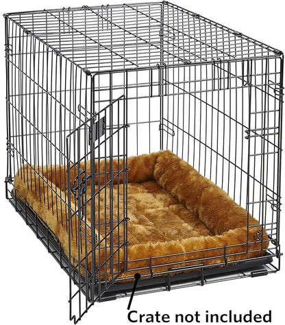 MidWest Homes for Pets QuietTime Dog Bed – Cinnamon Faux Fur Bolster, - Image 4