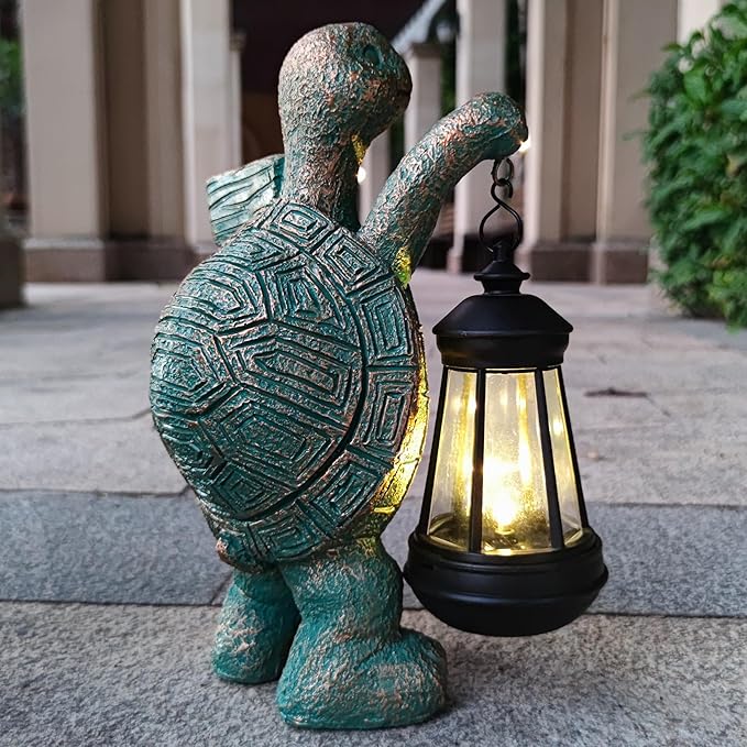 Turtle Garden Statue Outdoor Décor - Image 2