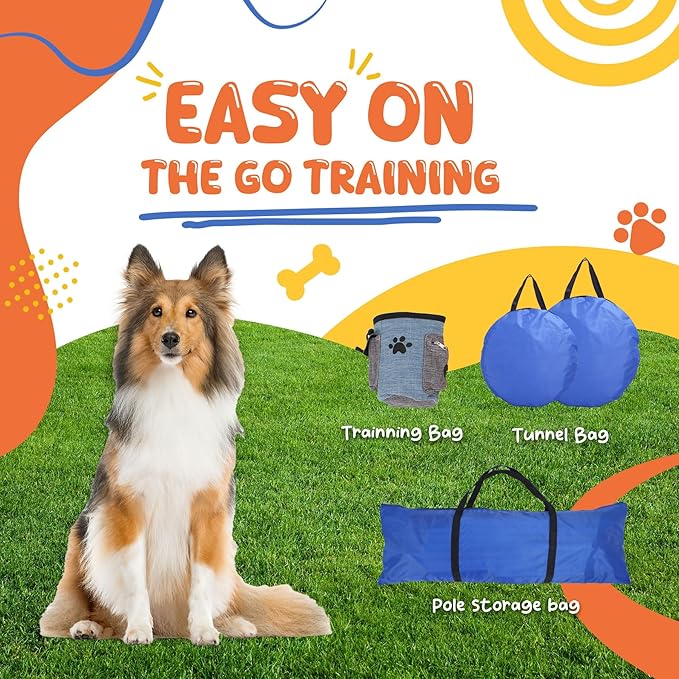 Agility Training Equipment for Dogs, Dog Agility Equipment for Backyard&Indoor - Image 3