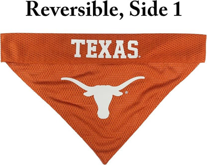 Pets First Collegiate Pet Accessories, Reversible Bandana, Texas Longhorns - Image 3