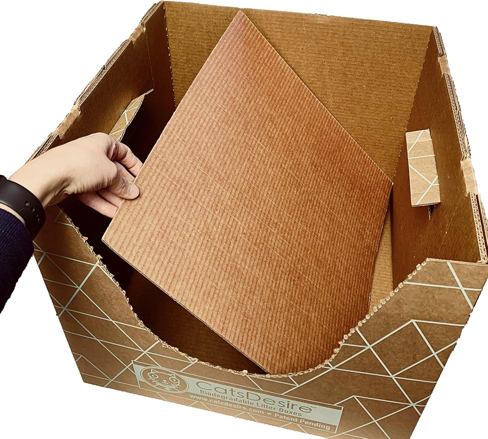 Leakproof Disposable Cat Litter Box 3 Pack Top/Low Entry INCLUDES- 3 lids - Image 9