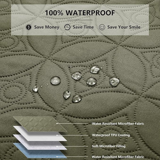 Waterproof Dog Blanket, 52x82 inches Pet Couch Covers - Image 2