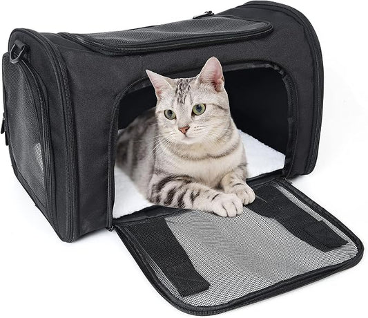 Mile High Life | Outdoor Travel Pet Carrier | Kitty Puppy Cat Carriers | - Image 2