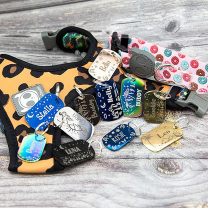 Personalized Dog Tag with 5 Lines of Custom Deep Engraved Durable Stainless - Image 3