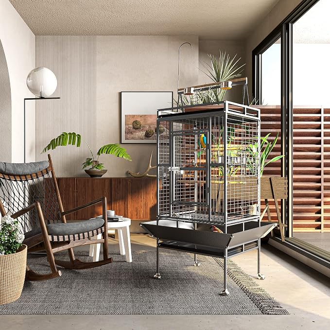 82 Inch Bird Cage, BOINN Bird Flight Cages - Image 8