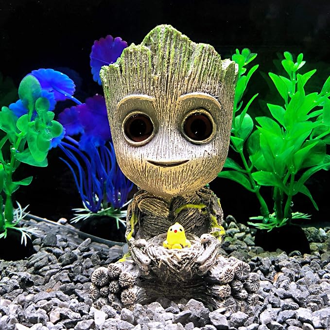 Aquarium Groot Air Bubbler Decorations Fish Tank Air Stone Set - Image 6