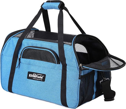 EliteField Soft Pet Carrier Soft Sided Dog Puppy Cat Carrier Travel Bag - Image 2