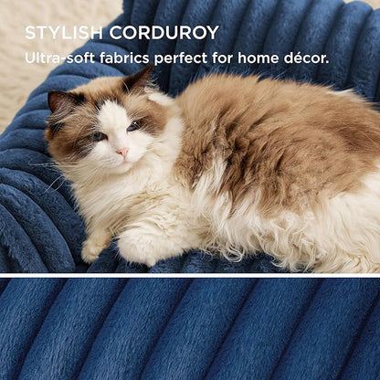 Bedsure ComfyFleece™ Cute Cat Couch - Image 4