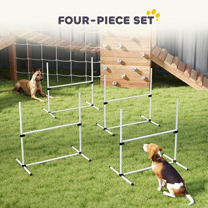 PawHut 4 Piece Dog Agility Training Equipment - Image 5