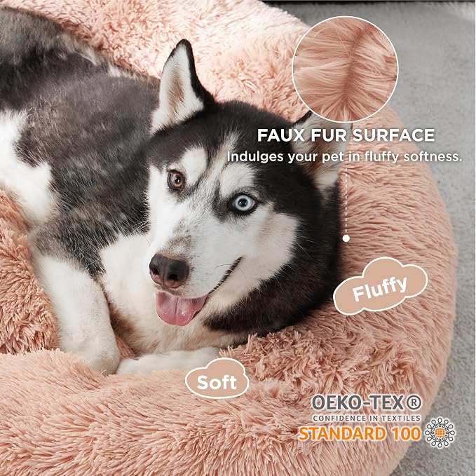 Bedsure Calming Dog Bed for Large Dogs - Image 2