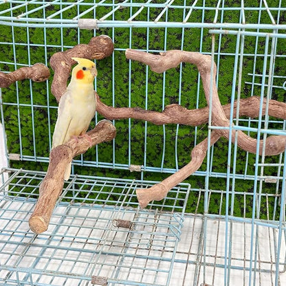 Allazone 5 PCS Natural Grape Stick Perch Swing Chewing Toys - Image 8