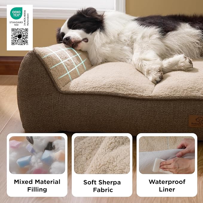 Bedsure SupportMax™ XL Plus Orthopedic Dog Beds Large Sized Dog - Image 5