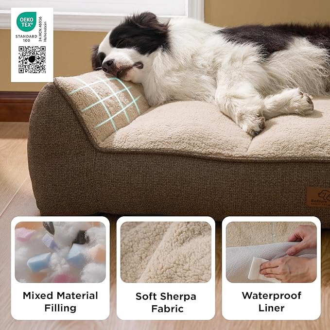 Bedsure SupportMax™ Orthopedic Dog Bed Medium Size Dog - Image 5
