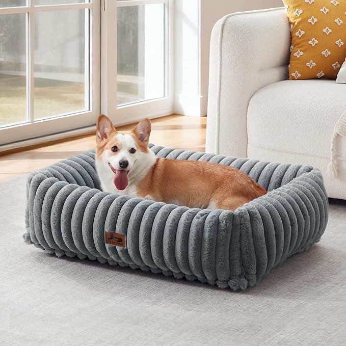 Washable Dog Bed for Small Medium Dogs by WARMREST