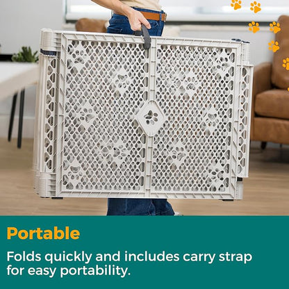 MyPet 8-Panel Paws Petyard, Durable & UV-Resistant Puppy Playpen, - Image 10
